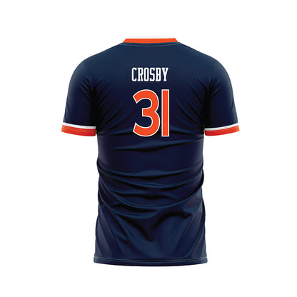 Auburn - NCAA Women's Soccer : Jordyn Crosby - Navy Soccer Jersey