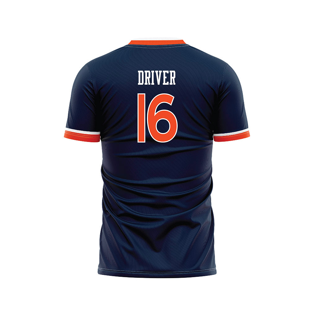 Auburn - NCAA Women's Soccer : Dylan Driver - Navy Soccer Jersey