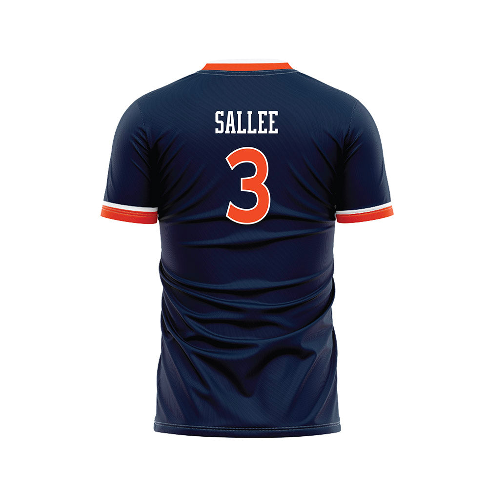 Auburn - NCAA Women's Soccer : Shelby Sallee - Navy Soccer Jersey