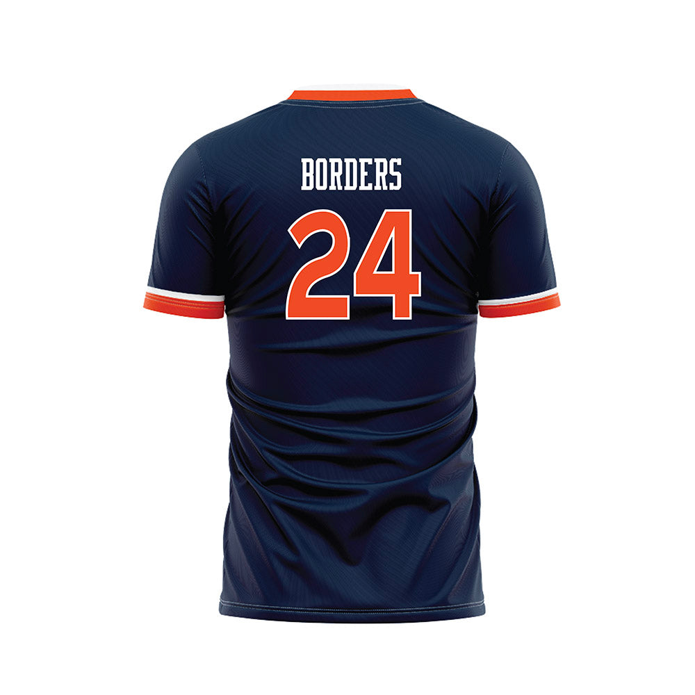 Auburn - NCAA Women's Soccer : Lily Borders - Navy Soccer Jersey