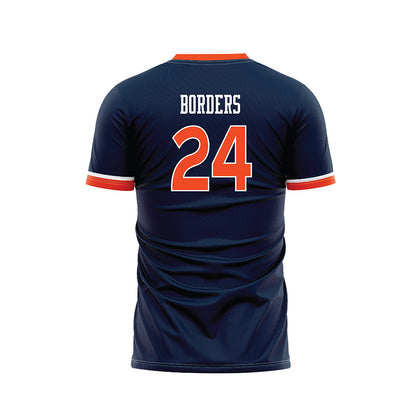 Auburn - NCAA Women's Soccer : Lily Borders - Navy Soccer Jersey