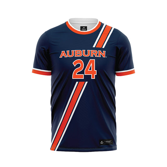 Auburn - NCAA Women's Soccer : Avery Gillahan - Navy Soccer Jersey-0