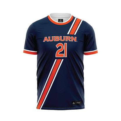 Auburn - NCAA Women's Soccer : Ciara Brown - Navy Soccer Jersey