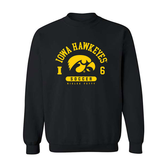 Iowa - NCAA Women's Soccer : Rielee Fetty - Classic Fashion Shersey Crewneck Sweatshirt-0