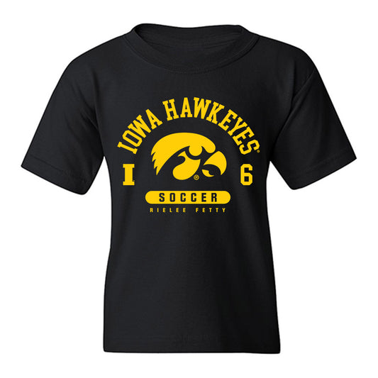 Iowa - NCAA Women's Soccer : Rielee Fetty - Classic Fashion Shersey Youth T-Shirt-0