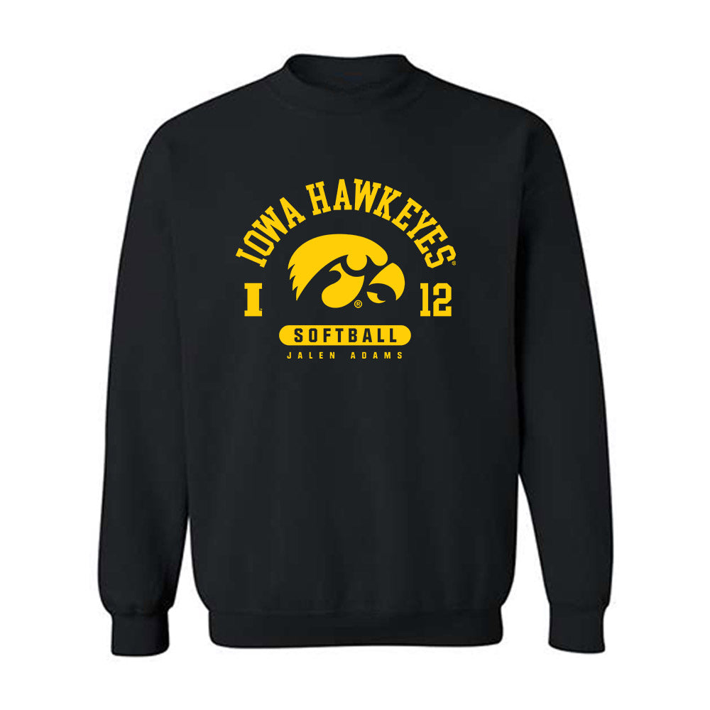 Iowa - NCAA Softball : Jalen Adams - Classic Fashion Shersey Crewneck Sweatshirt-0