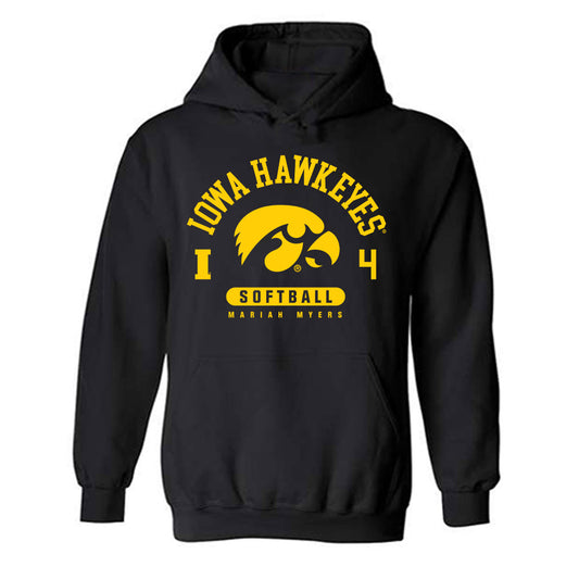 Iowa - NCAA Softball : Mariah Myers - Classic Fashion Shersey Hooded Sweatshirt-0