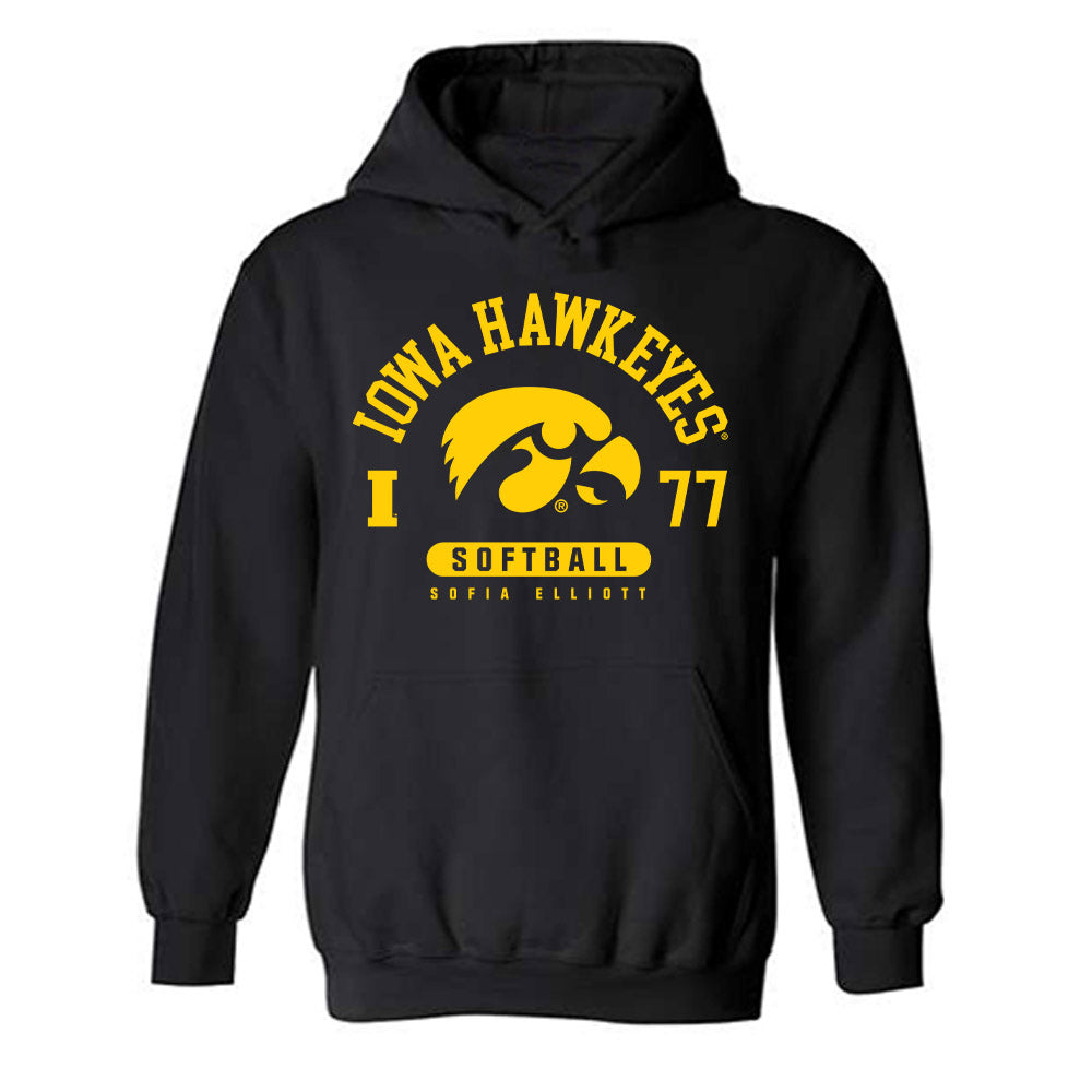 Iowa - NCAA Softball : Sofia Elliott - Classic Fashion Shersey Hooded Sweatshirt