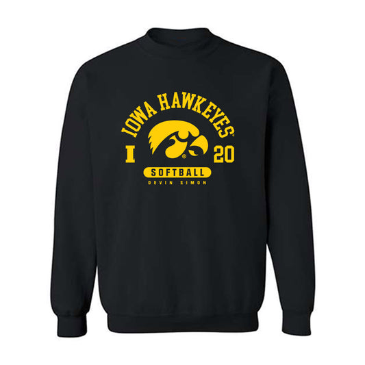 Iowa - NCAA Softball : Devin Simon - Classic Fashion Shersey Crewneck Sweatshirt-0