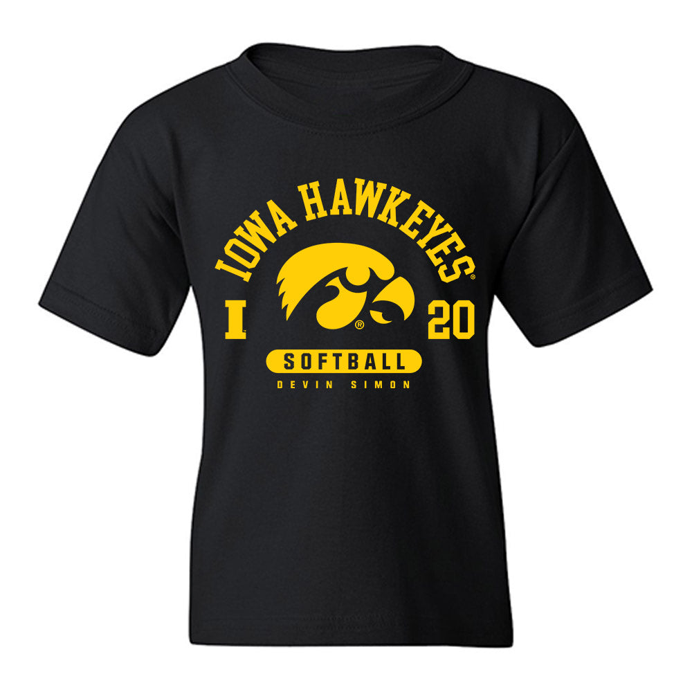 Iowa - NCAA Softball : Devin Simon - Classic Fashion Shersey Youth T-Shirt-0