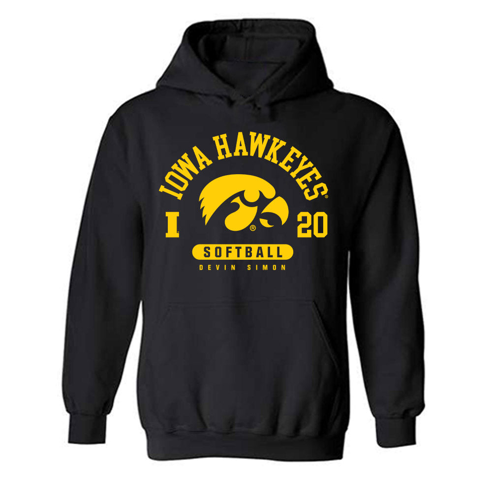 Iowa - NCAA Softball : Devin Simon - Classic Fashion Shersey Hooded Sweatshirt-0