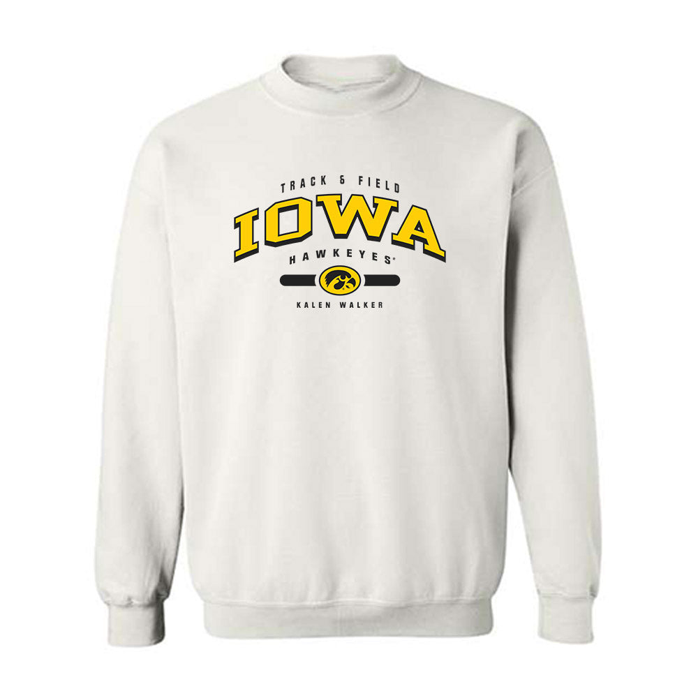 Iowa - NCAA Men's Track & Field : Kalen Walker - Classic Fashion Shersey Crewneck Sweatshirt-0