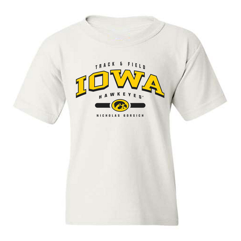 Iowa - NCAA Men's Track & Field : Nicholas Gorsich - Classic Fashion Shersey Youth T-Shirt-0