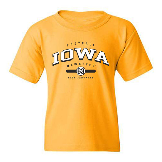 Iowa - NCAA Football : Josh Janowski - Classic Fashion Shersey Youth T-Shirt-0