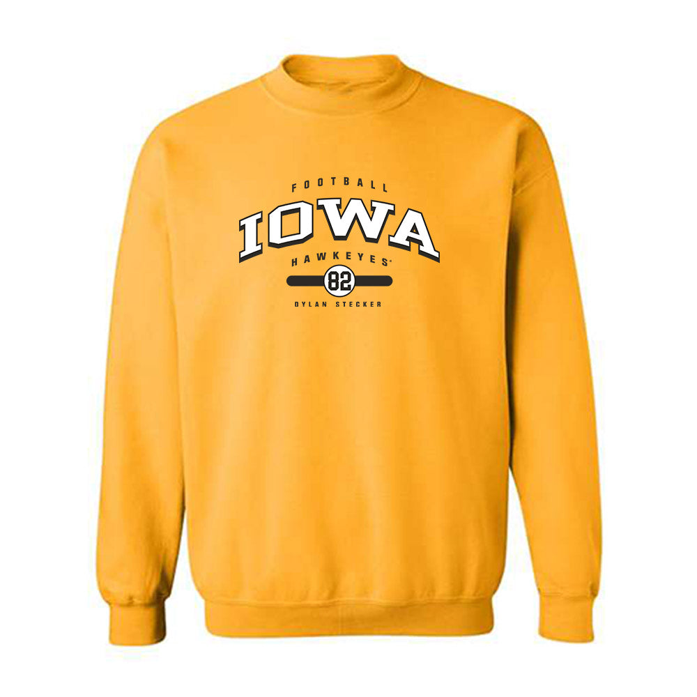 Iowa - NCAA Football : Dylan Stecker - Classic Fashion Shersey Crewneck Sweatshirt-0