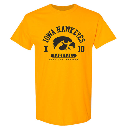 Iowa - NCAA Baseball : Jackson Beaman - Classic Fashion Shersey T-Shirt-0