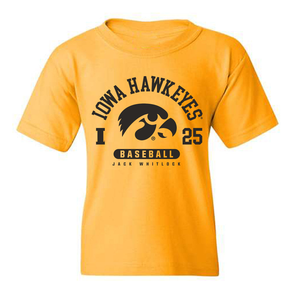 Iowa - NCAA Baseball : Jack Whitlock - Classic Fashion Shersey Youth T-Shirt