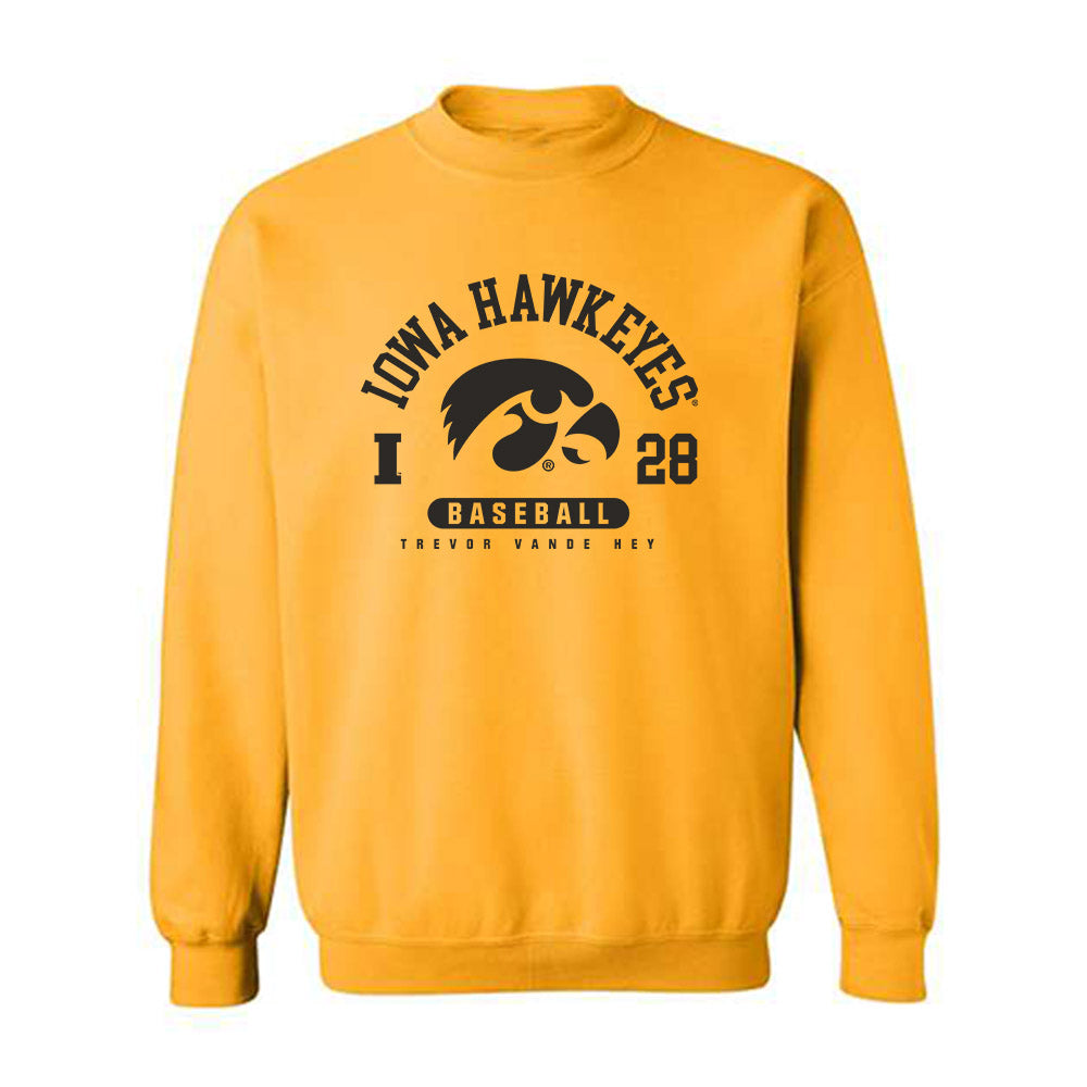 Iowa - NCAA Baseball : Trevor Vande Hey - Classic Fashion Shersey Crewneck Sweatshirt-0