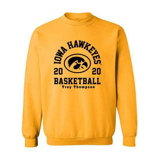 Iowa - NCAA Men's Basketball : Trey Thompson - Classic Fashion Shersey Crewneck Sweatshirt-0