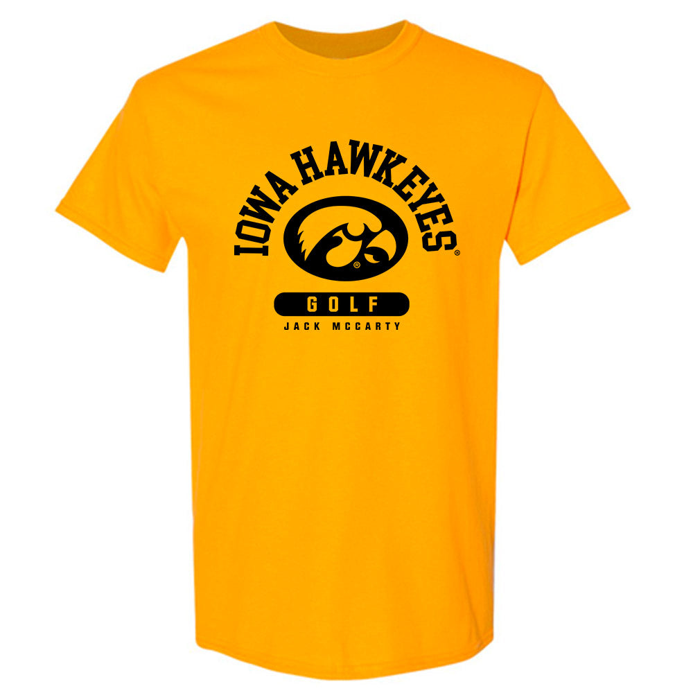 Iowa - NCAA Men's Golf : Jack McCarty - Classic Fashion Shersey T-Shirt-0
