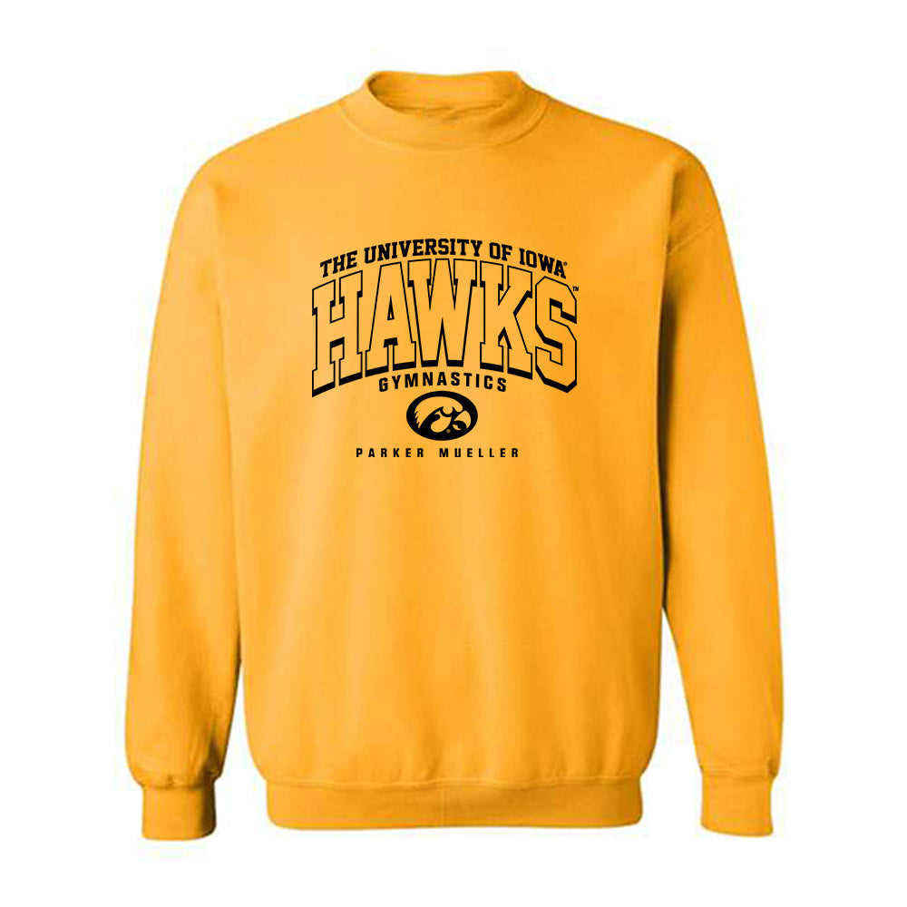 Iowa - NCAA Men's Gymnastics : Parker Mueller - Classic Fashion Shersey Crewneck Sweatshirt