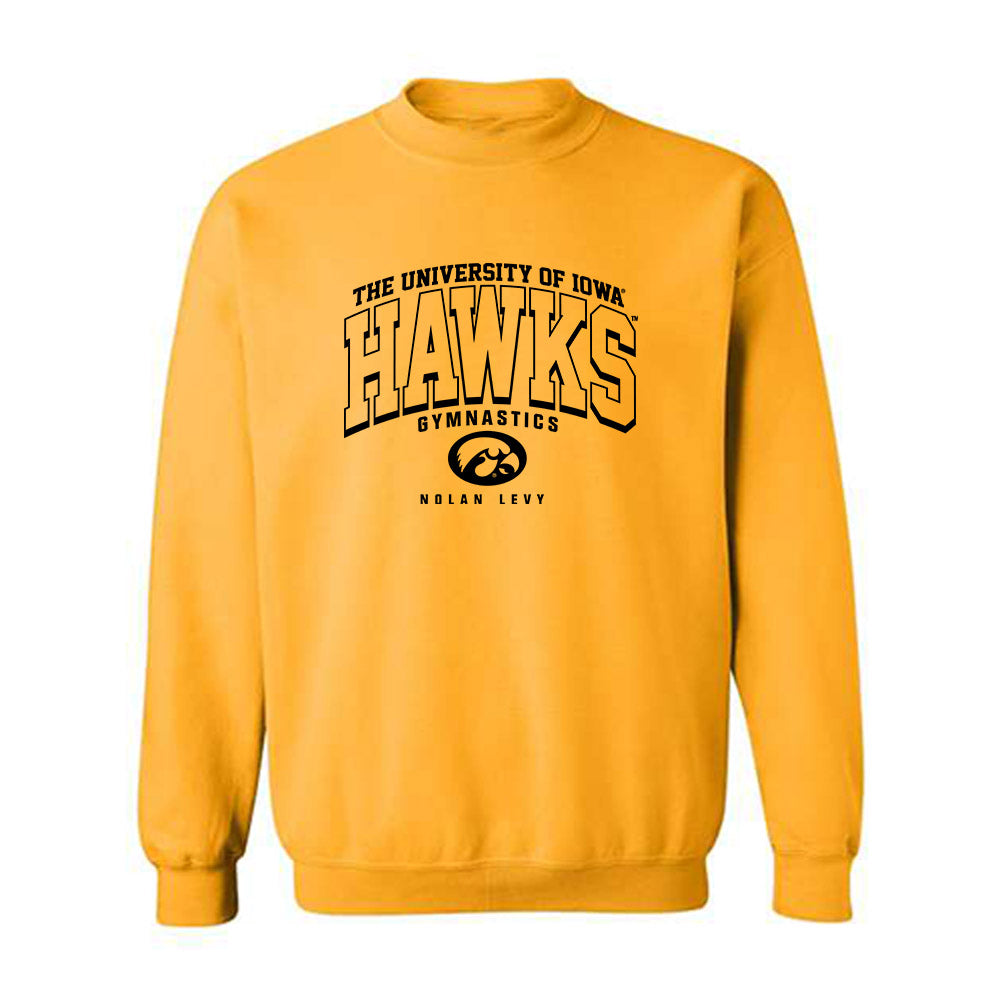 Iowa - NCAA Men's Gymnastics : Nolan Levy - Classic Fashion Shersey Crewneck Sweatshirt