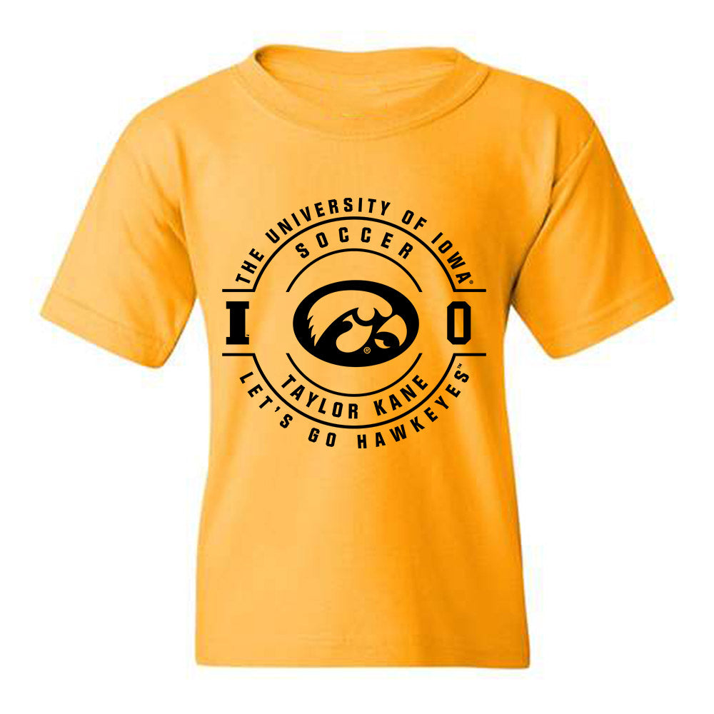 Iowa - NCAA Women's Soccer : Taylor Kane - Classic Fashion Shersey Youth T-Shirt