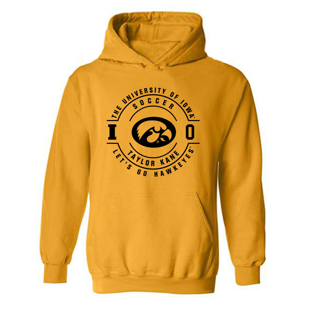 Iowa - NCAA Women's Soccer : Taylor Kane - Classic Fashion Shersey Hooded Sweatshirt