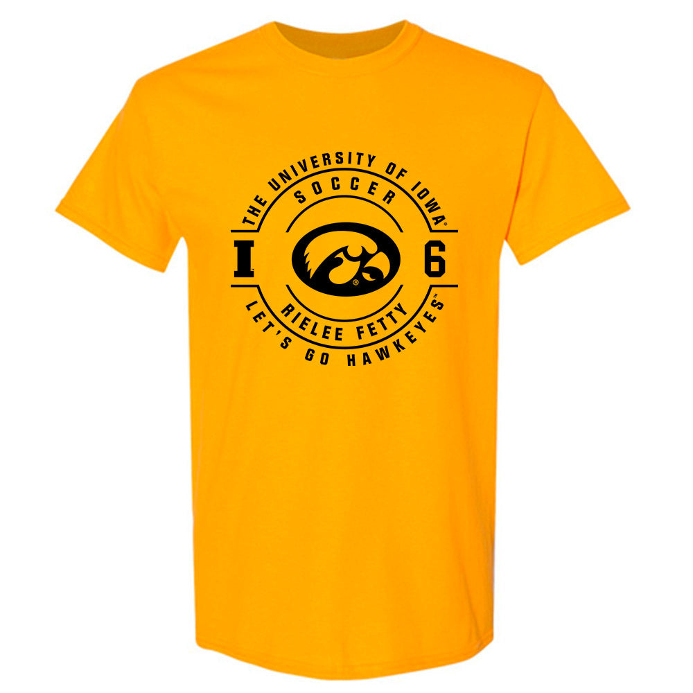 Iowa - NCAA Women's Soccer : Rielee Fetty - Classic Fashion Shersey T-Shirt-0