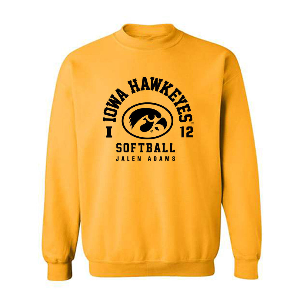 Iowa - NCAA Softball : Jalen Adams - Classic Fashion Shersey Crewneck Sweatshirt-0