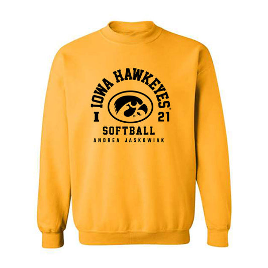 Iowa - NCAA Softball : Andrea Jaskowiak - Classic Fashion Shersey Crewneck Sweatshirt-0