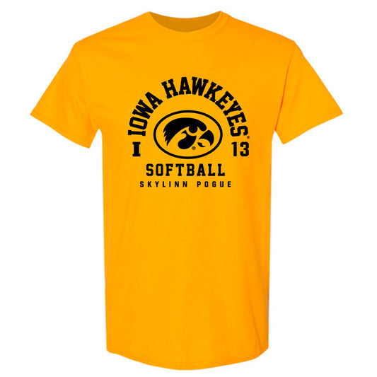 Iowa - NCAA Softball : Skylinn Pogue - Classic Fashion Shersey T-Shirt-0