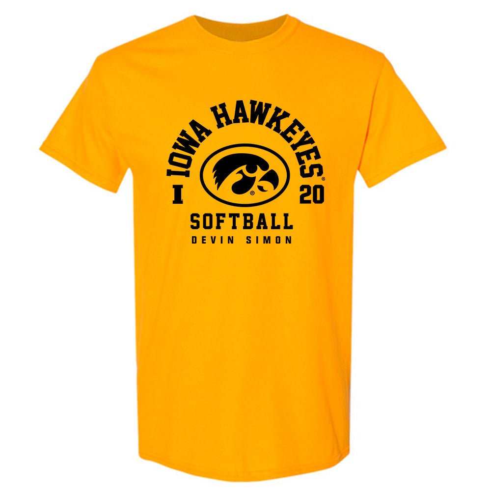 Iowa - NCAA Softball : Devin Simon - Classic Fashion Shersey T-Shirt-0