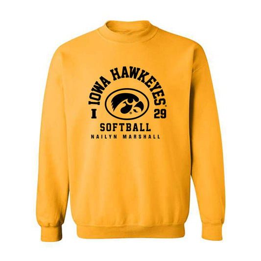 Iowa - NCAA Softball : Nailyn Marshall - Classic Fashion Shersey Crewneck Sweatshirt-0