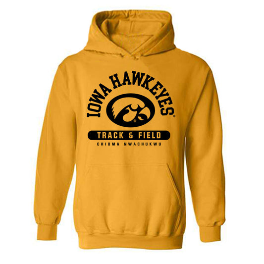 Iowa - NCAA Women's Track & Field : Chioma Nwachukwu - Classic Fashion Shersey Hooded Sweatshirt