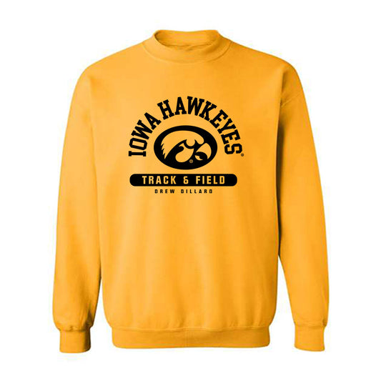 Iowa - NCAA Men's Track & Field : Drew Dillard - Classic Fashion Shersey Crewneck Sweatshirt