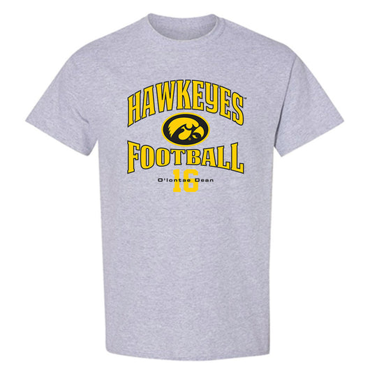 Iowa - NCAA Football : O'lontae Dean - Classic Fashion Shersey T-Shirt-0
