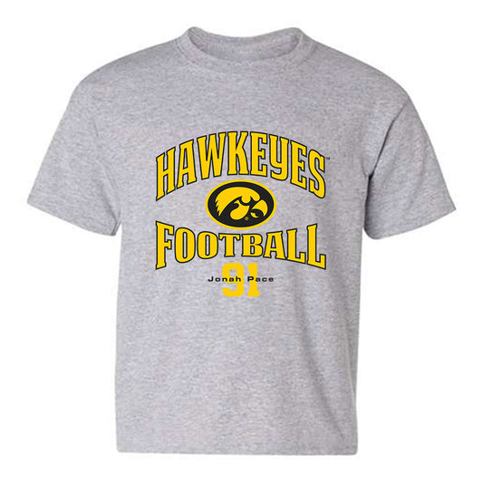Iowa - NCAA Football : Jonah Pace - Classic Fashion Shersey Youth T-Shirt-0