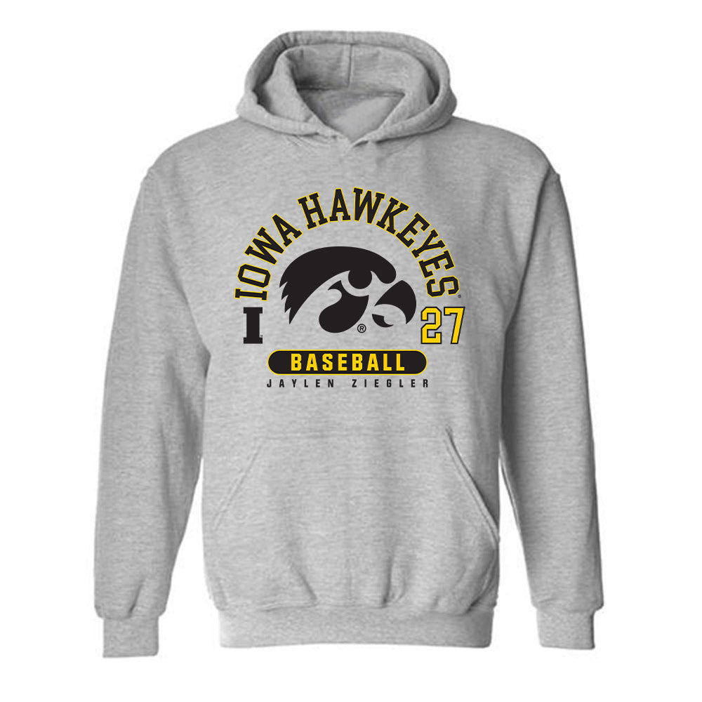 Iowa - NCAA Baseball : Jaylen Ziegler - Hooded Sweatshirt