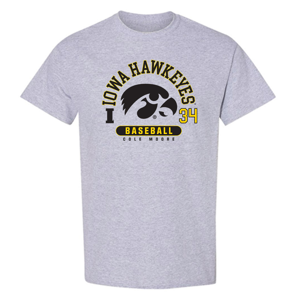 Iowa - NCAA Baseball : Cole Moore - T-Shirt-0