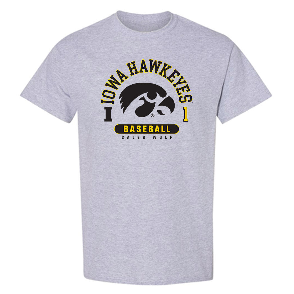 Iowa - NCAA Baseball : Caleb Wulf - T-Shirt-0