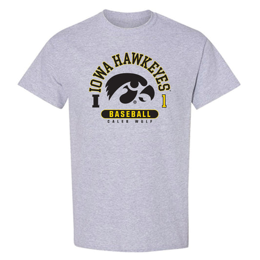 Iowa - NCAA Baseball : Caleb Wulf - T-Shirt-0