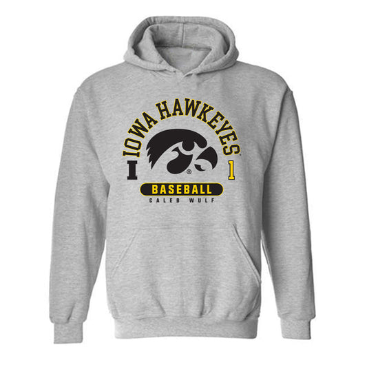 Iowa - NCAA Baseball : Caleb Wulf - Hooded Sweatshirt-0