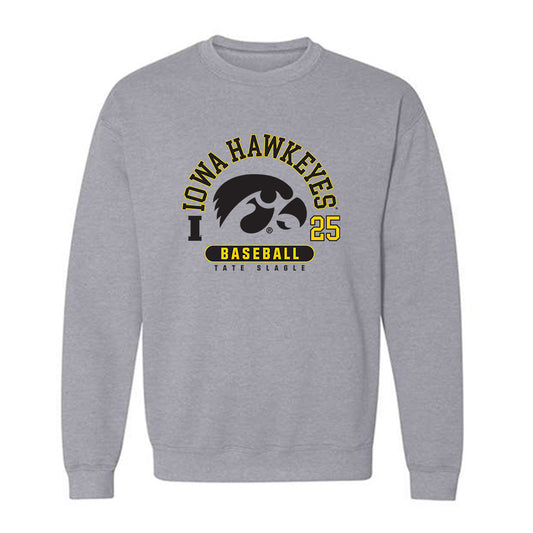Iowa - NCAA Baseball : Tate Slagle - Crewneck Sweatshirt-0