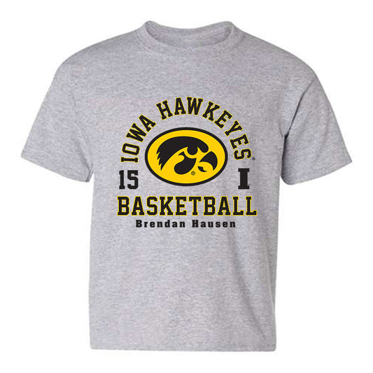 Iowa - NCAA Men's Basketball : Brendan Hausen - Classic Fashion Shersey Youth T-Shirt-0