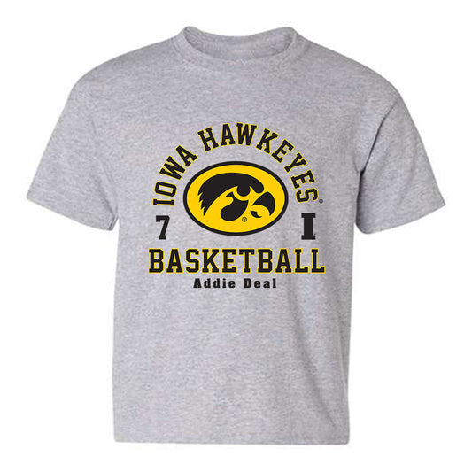 Iowa - NCAA Women's Basketball : Addie Deal - Classic Fashion Shersey Youth T-Shirt-0