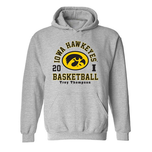 Iowa - NCAA Men's Basketball : Trey Thompson - Classic Fashion Shersey Hooded Sweatshirt-0