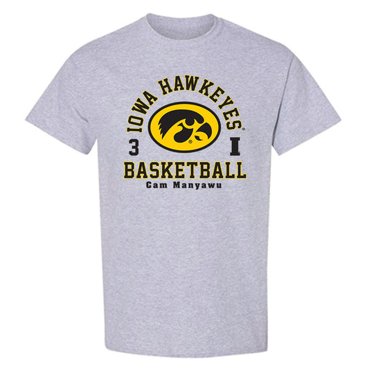 Iowa - NCAA Men's Basketball : Cam Manyawu - Classic Fashion Shersey T-Shirt-0