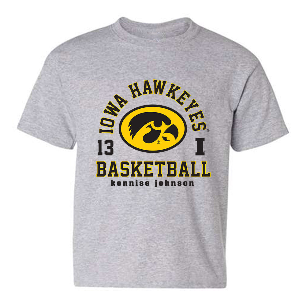 Iowa - NCAA Women's Basketball : Kennise Johnson - Classic Fashion Shersey Youth T-Shirt-0
