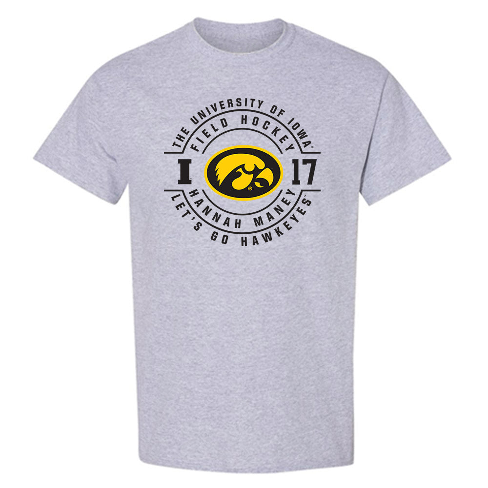 Iowa - NCAA Women's Field Hockey : Hannah Maney - T-Shirt